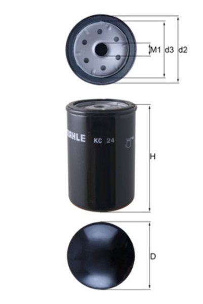 MAHLE Φίλτρο καυσίμου KC 24
