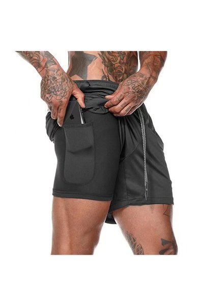 Choice XXXL 2025 Camo Running Shorts Men Gym Sports Shorts 2 In 1 Quick Dry W...