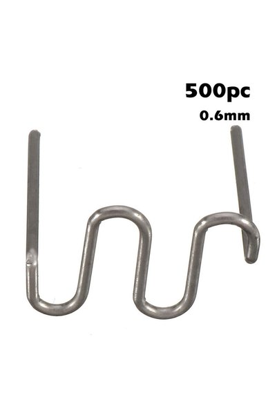 Choice 0.6mm 500pcs 500PCS Hot Stapler Staples For Plastic Welder 0.6/0.8mm R...