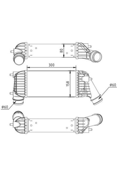 MTR Intercooler, compresor 13054675