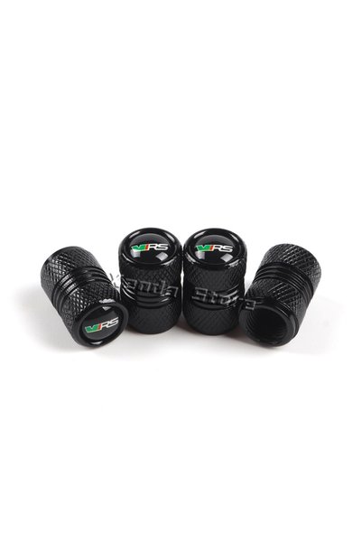 Choice black Car Wheel Tire Valve Caps Tyre Stem Covers Airdust For Skoda VRS...