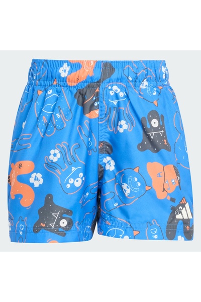 adidas TIRONSTER ALL OVER PRINT SWIM SHORTS
