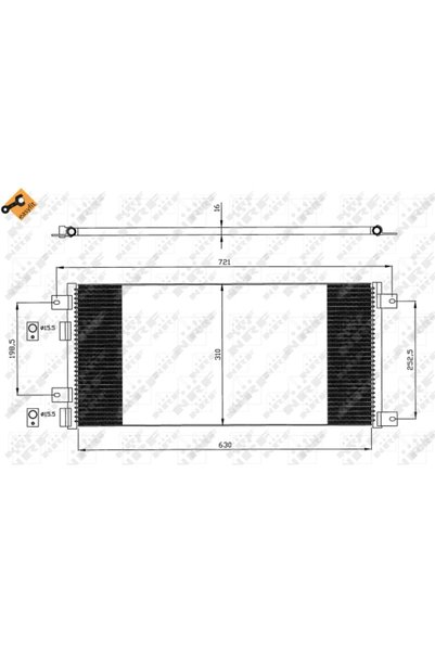 NRF Condensator, climatizare 35643