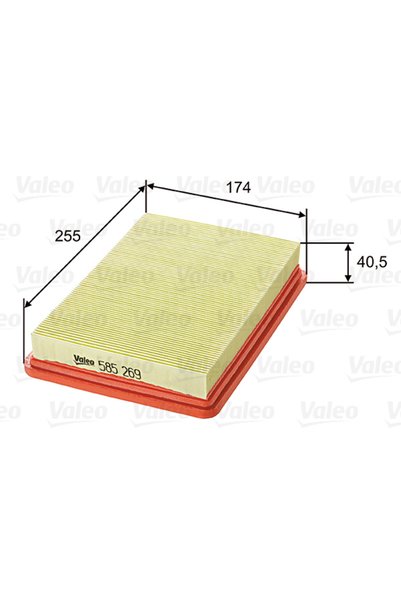 VALEO Φίλτρο αέρα 585269