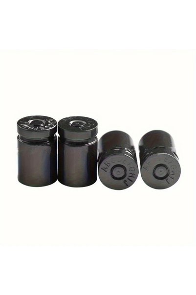 Choice 4pcs 4PCS Circular Car Tire Valve Covers Retro Bullet Shaped Valve Cov...