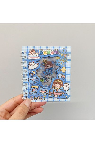 Choice E Frosted Handbook Stickers Cartoon DIY Decorative Material Cute Water...