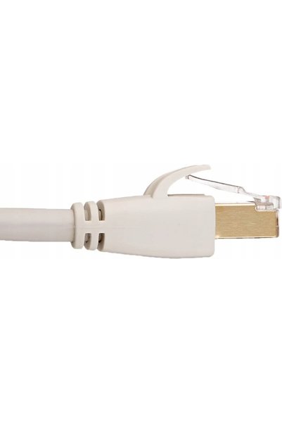 Amazon Cablu de rețea LAN RJ45 Cat-7 Ethernet 4,6m alb