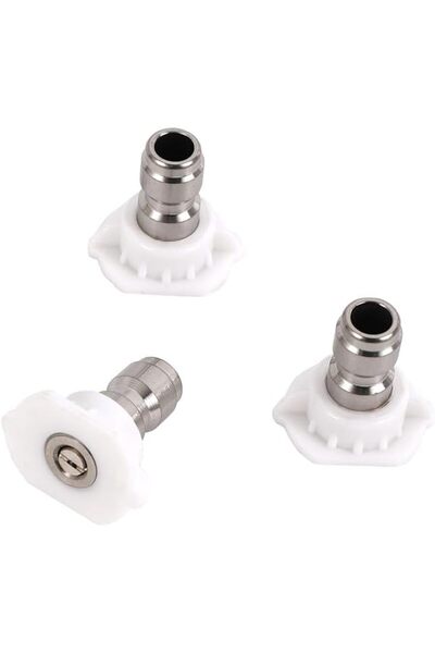 Generic Stainless Steel Nozzle -4 piece- Universal Pressure Washer Spray Tip ...