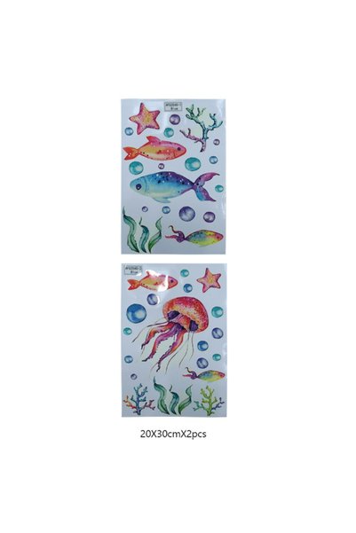 Noonedibs Autocolante murale luminoase cu creaturi marine - O lume subacvatic...