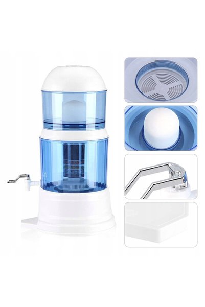 Amazon FILTRU DE APĂ GRAVITAȚIONAL CU ROBINET – STAȚIE DE FILTRARE + FITRY 16 L