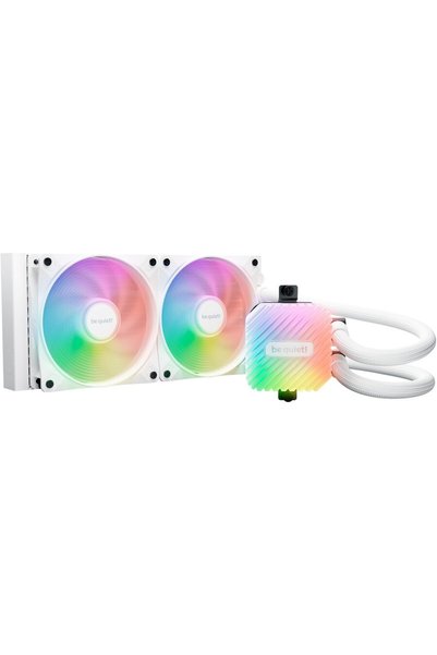 Be Quiet! CPU Cooler Light Loop 240mm, Water Cooling, RGB, 2 Fans, White