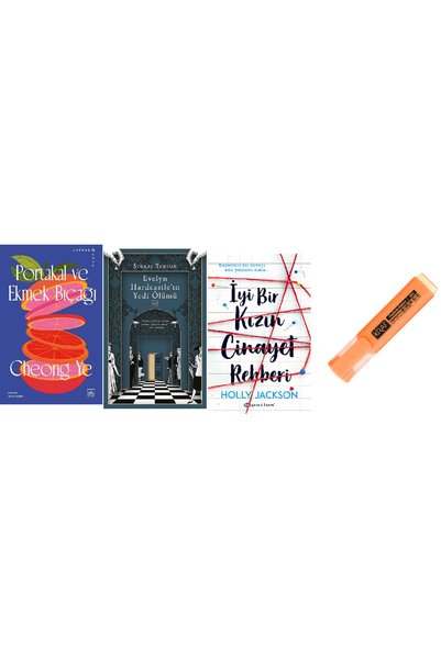 İthaki Yayınları Orange and Bread Knife + Evelyn Hardcastle'ın Yedi Ölümü + İ...