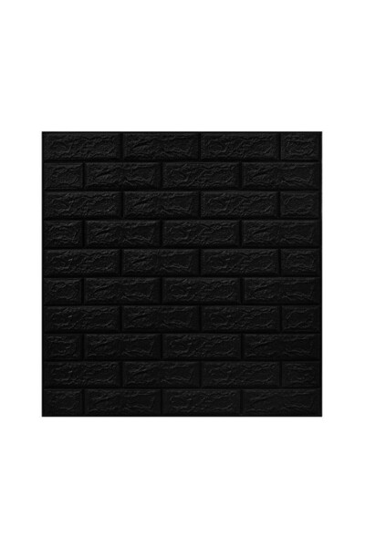 Evolium Комплект от 10 3D килимени плочки, 70 x 77 см, дебелина 3 мм, черни, ...