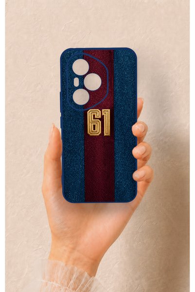 Vip Case غطاء سيليكون بتصميم أزرق داكن متوافق مع هاتف Honor 400 Pro.