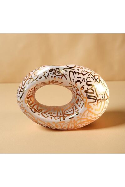 Generic Museum of the Future Inspired Ceramic Incense Burner - Elegant White ...