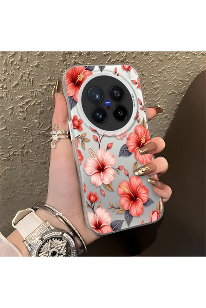 CHICASELUX Vivo X200 Pro Compatible Protective Case with a Large Floral Print...