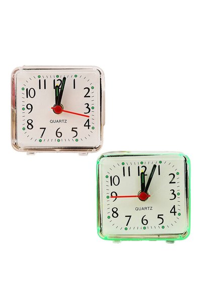 Noonedibs Set de 2 ceasuri deșteptătoare cu funcție de învățare, fără ticăit,...