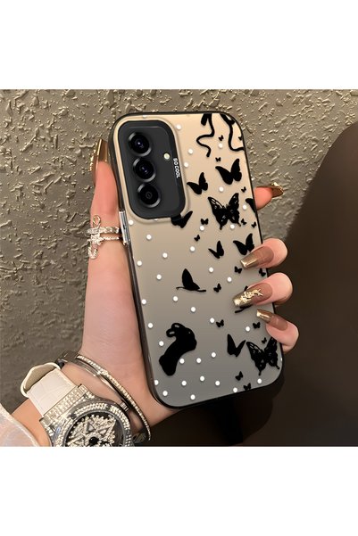 CHICASELUX Samsung Galaxy A36/A56 Compatible Case with a Dot and Butterfly Pa...