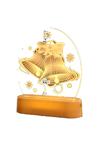 Noonedibs Lumini LED acrilice de Crăciun, lumini decorative, decorațiuni de s...