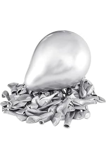 Generic 50 pcs balloon pack - Silver (Size 10 inch)