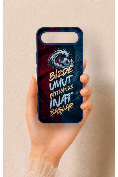 Vip Case Wavy Burgundy and Blue Patterned Silicone Case Compatible with Tecno...