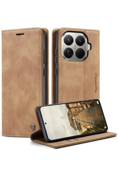 Generic CaseMe Wallet Case for Xiaomi 15T Pro, Premium Retro PU Leather Flip ...