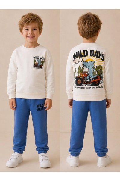 MonAlisa Kids Boys' Printed Basic Set