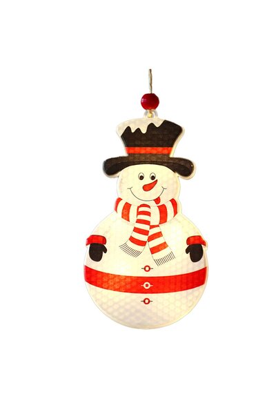 Noonedibs Căsuță suspendată cu lumini de Crăciun, ornamente suspendate cu LED...