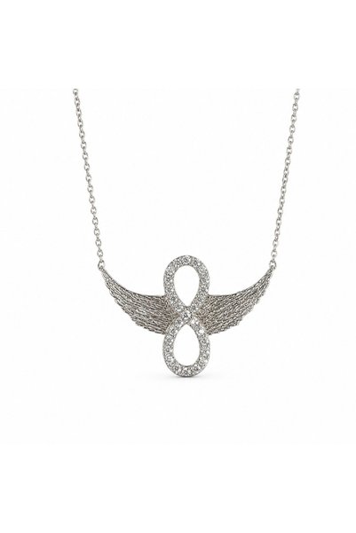Evolium Колие от сребро 925, дължина 40 см, сребро, Jolie Silver, мотив безкр...