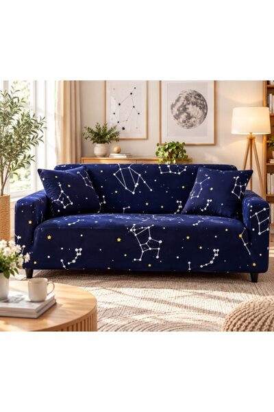 OEM Elastic Sofa Cover, Elastane, Modern Design, L-3 seater, 185x230cm, Const...