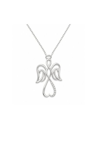 Evolium Κολιέ από ασήμι 925, Μήκος 42,3 εκ., Ασημί, Jolie Silver, Πλεκτό σχέδ...
