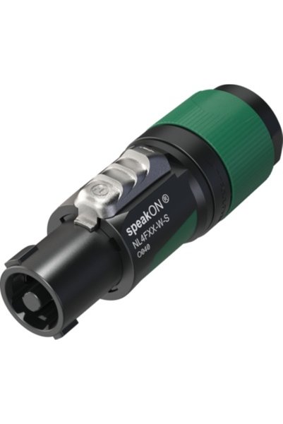 NEUTRIK Conector speakON NL4FXX-W-S 4 poli, 37A, profesional