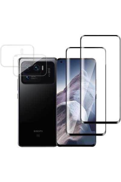 Generic [2+2 Pack] Screen Protector for Xiaomi Mi 11 Ultra,HD Clear，3D Full S...