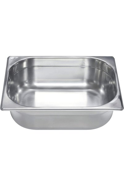Generic صينية فولاذية GN فضية، 325×265×100 مم - صينية جاسترونورم، صينية تقديم...