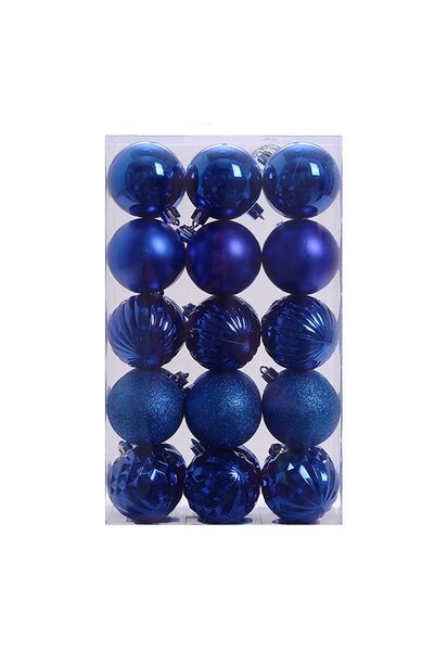 Noonedibs Set de 30 globuri de Crăciun de 6 cm, mici, rezistente la spargere,...