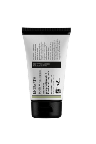 Bioearth Αντιοξειδωτική Μάσκα Μαλλιών με Σπιρουλίνα - Μάσκα Αναμικροστοιχισμο...