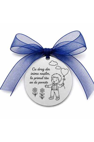magazinu de gravura Banut Inox Personalizat cu mesaj – Cadou pentru Botez, Ta...