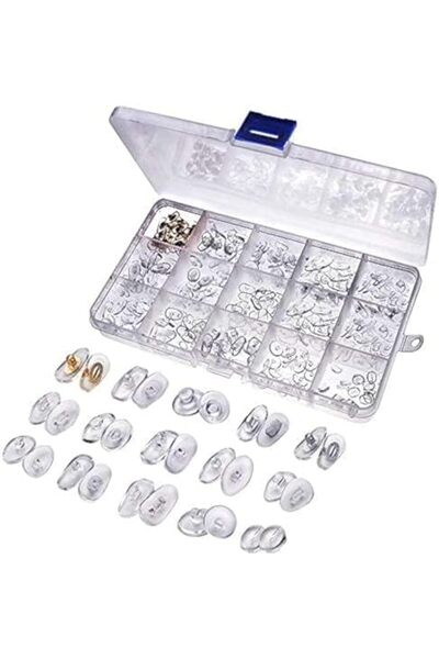 Bukela 150 Pairs Eyeglass Nose Pads Set, 15 Styles Ultra-Soft PVC Nose pads A...