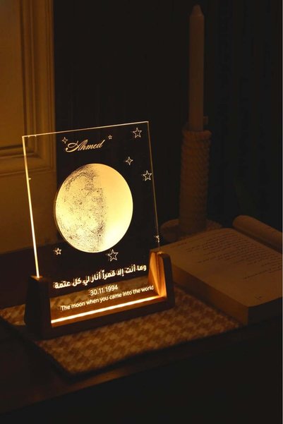 OEMS Print the Moonlight for Your Special Day - Longitudinal Base