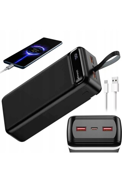 NO BRAND POWER BANK 50000MAH LCD 22.5W TYPE-C PD PENTRU TELEFON, TABLETĂ, SMA...