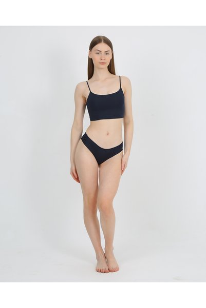 I BIZA Women's Panties 6-Piece Laser Cut Seamless Non-Marking Gathering Under...