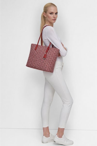 Dkny SAIGE EAST-WEAT TOP ZIP TOTE-FOH - RHYTHM RED-N/S