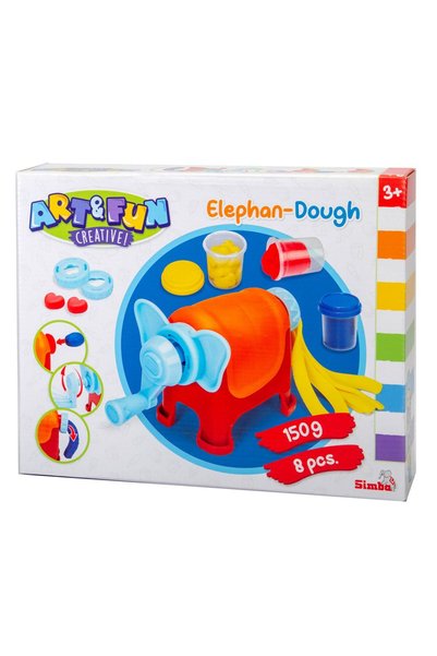 Simba art and fun set creatie elefant plastilina