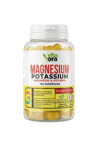 vita ora Supliment alimentar cu magneziu și potasiu pentru adulți SUPERGelee,...