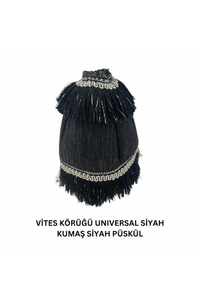VİTEKSA Gear Shift Trim Universal Black Fabric Black Tassel
