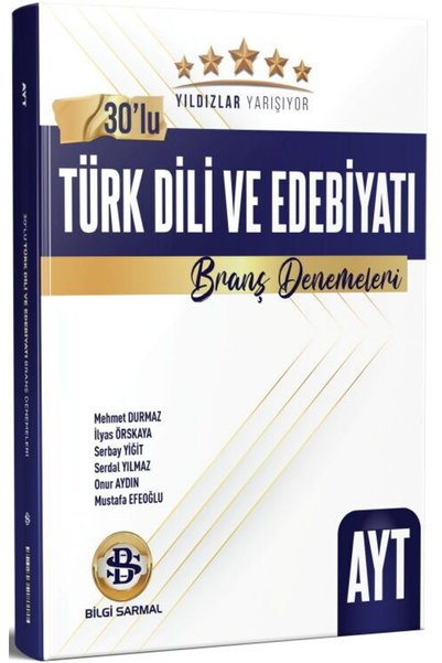 Bilgi Sarmal Yayınları Yıldızlar Yarışıyor AYT Türk Dili ve Edebiyatı 30 lu B...