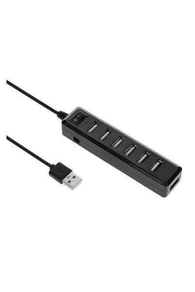 i-JMB Hub USB 2.0 cu 7 Porturi, Extindere Conectivitate pentru PC și Laptop