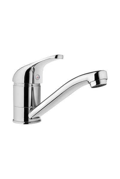 Invena Baterie lavoar Perea crom pipă alungită