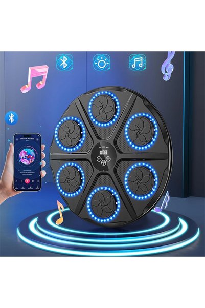 NO BRAND Aparat de box montabil pe perete cu muzică Bluetooth, 12 viteze, cu ...