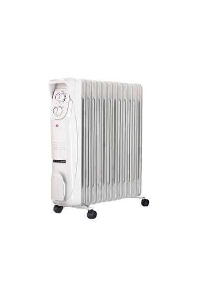 Süsler 13 Dilim Yağlı Radyatör SR-5713 2500 W Elektronik Termostatlı Zemin Tipi Beyaz